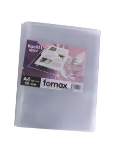   Genotherm 'L' A4, 100 micron víztiszta, felül-oldalt nyitható, 50 db/csomag, Fornax