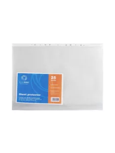   Genotherm lefűzhető, A3, 120 micron álló, víztiszta Bluering® 25 db/csomag,