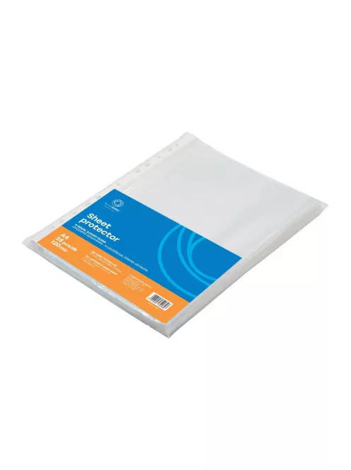 Genotherm lefűzhető, A4, 120 micron víztiszta Bluering® 25 db/csomag,