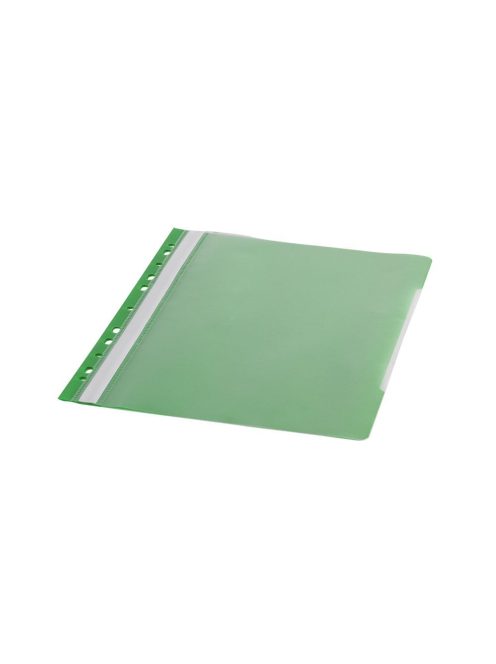 Gyorsfűző lefűzhető A4, PP 11 lyukkal Bluering® zöld