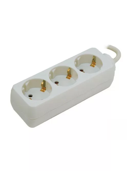 Elosztó három csatlakozós 5m kábellel asztali 321155