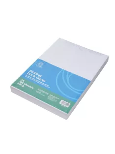   Hátlap, A4, 230 g. bőrhatású 100 db/csomag, Bluering® fehér