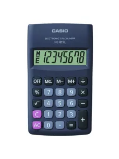 Zsebszámológép 8 digit Casio HL 815 l bk fekete