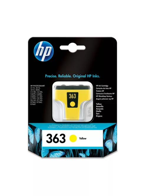 Hp 363/C8773EE tintapatron yellow ORIGINAL leértékelt