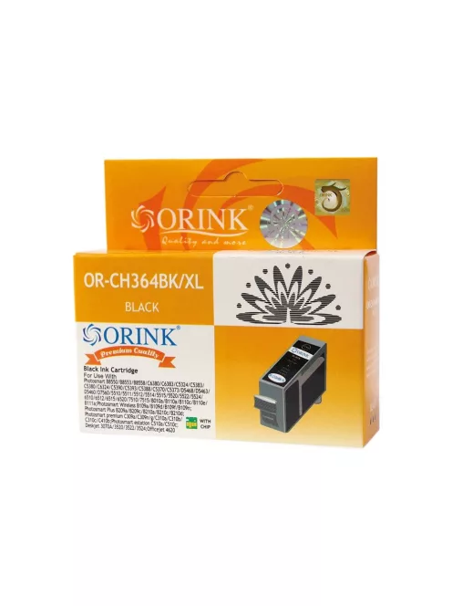 Utángyártott Hp 364XL/CN684EE tintapatron black ORINK