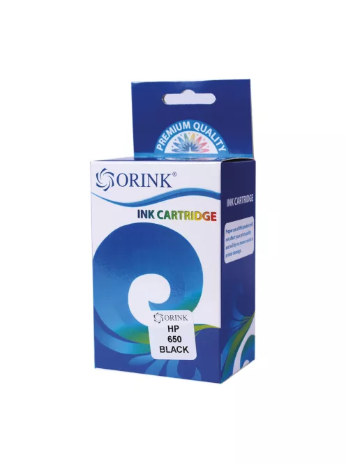 Utángyártott Hp 650/CZ101AE tintapatron black ORINK