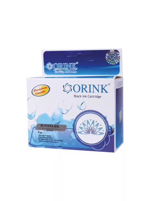 Utángyártott Hp 934XL/C2P23AE tintapatron black ORINK