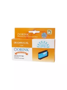 Utángyártott Hp 951XL/CN046AE tintapatron cyan ORINK