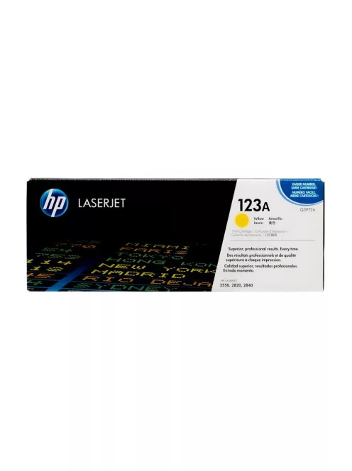 Hp Q3972A toner yellow ORIGINAL leértékelt (123A)