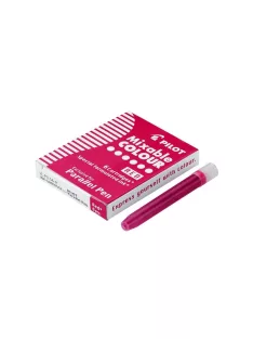 Töltőtoll tintapatron Pilot Parallel Pen 6 db/doboz, piros