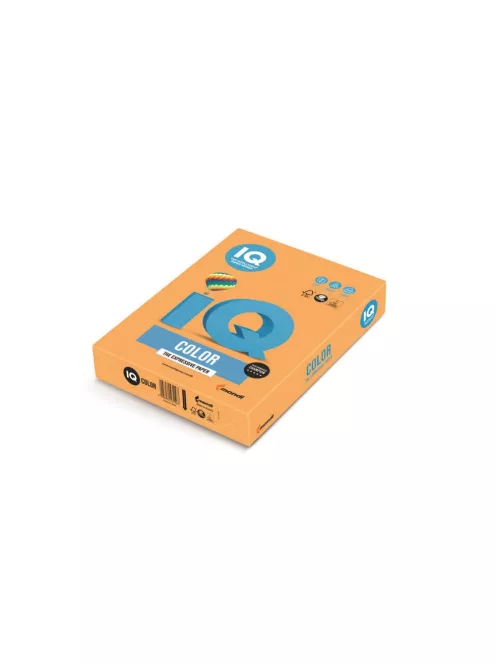 Másolópapír, színes, A3, 80g. IQ 500ív/csomag, neon narancs
