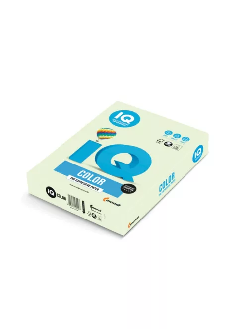 Másolópapír, színes, A3, 80g. IQ MG28 500ív/csomag, pasztell középzöld