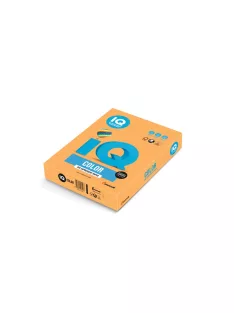   Másolópapír, színes, A4, 80g. IQ 500ív/csomag, neon narancs