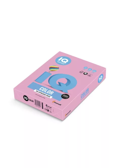 Másolópapír, színes, A4, 80g. IQ PI25 500ív/csomag, pasztell pink