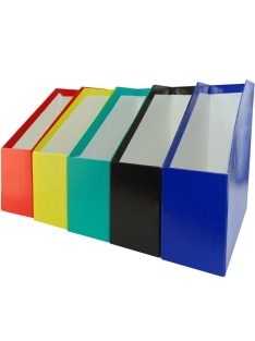 Iratpapucs 9cm, karton, lakkozott Bluering® fekete