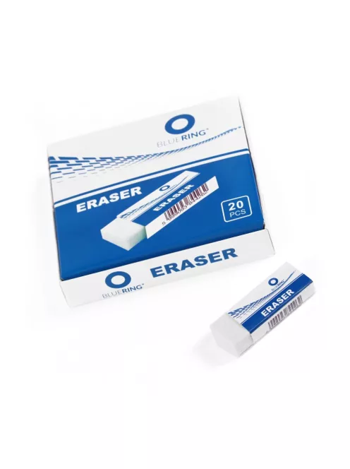 Radír 20-as fehér szögletes papír tokban Bluering®