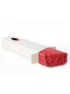 Iratsín 6mm, 100 db/doboz, Bluering® piros