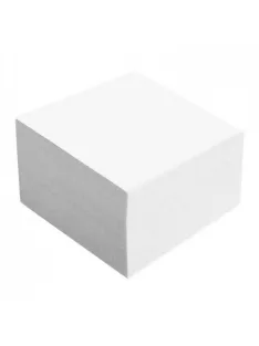 Kockatömb ragasztott 9x9x9cm, Bluering® fehér