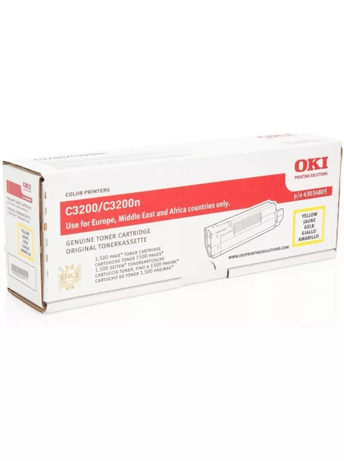 Oki C3200 toner yellow ORIGINAL leértékelt