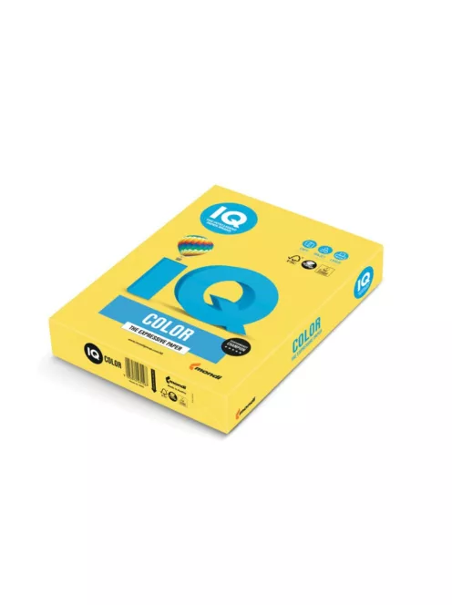 Másolópapír, színes, A4, 160g. IQ Color CY39 250ív/csomag, kanárisárga