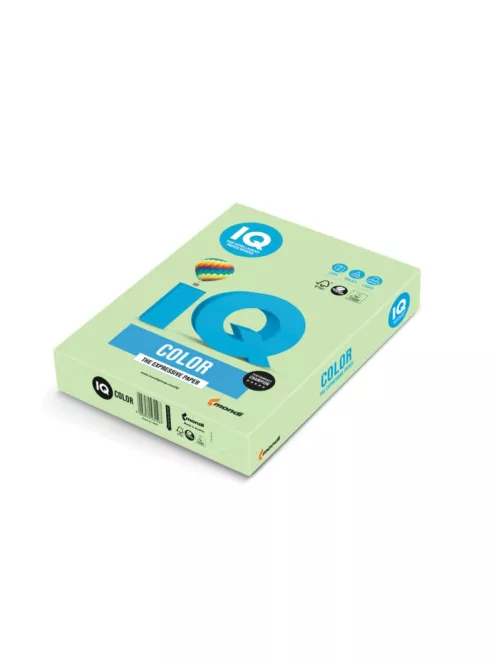 Másolópapír, színes, A4, 160g. IQ Color MG28 250ív/csomag, pasztel almazöld