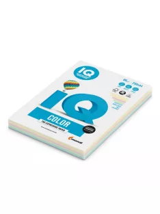   Másolópapír, színes, A4, 80g. vegyes színek IQ 4x25ív/csomag, pasztell mix, 4 féle szín