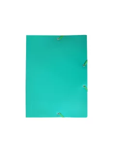 Gumis mappa A4, műanyag Bluering® zöld
