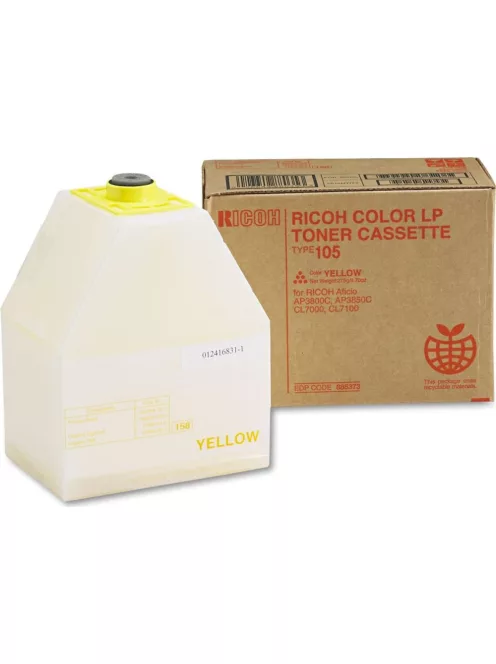 Ricoh AP3800/TYPE105 toner yellow ORIGINAL