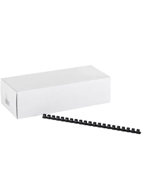 Spirál műanyag 12mm, 100 db/doboz, Bluering®, fekete