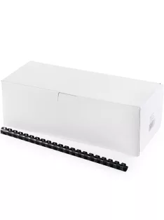 Spirál műanyag 14mm, 100 db/doboz, Bluering®, fekete