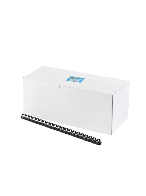 Spirál műanyag 16mm, 100 db/doboz, Bluering®, fekete