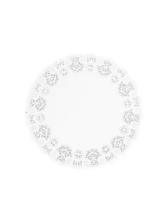 Tortacsipke kerek átmérő: 36 cm 100 db/csomag fehér