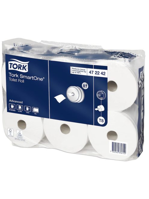 Toalettpapír Tork SmartOne® 6db/csom fehér